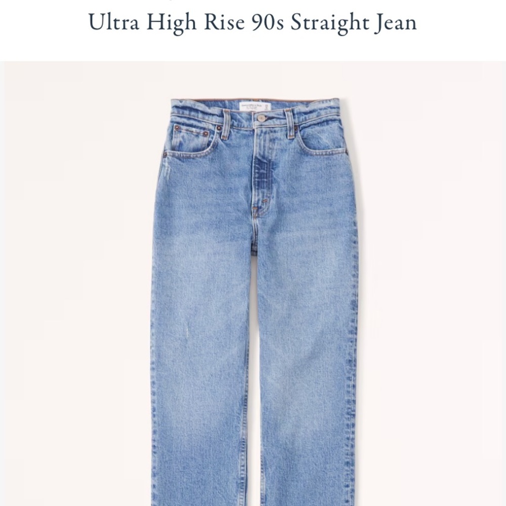 EUC Abercrombie Ultra High Rise 90s Jeans